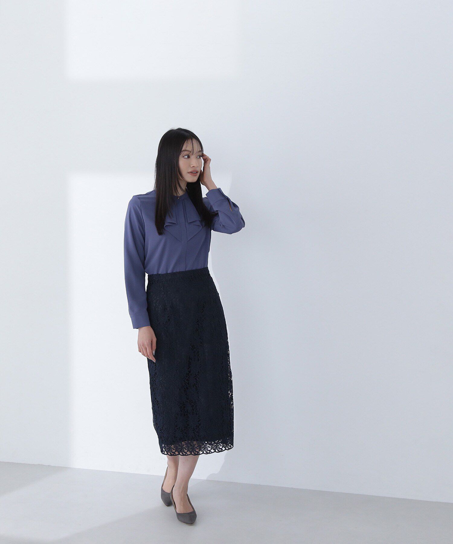  「ケミカルレースタイトスカート」|スカート|