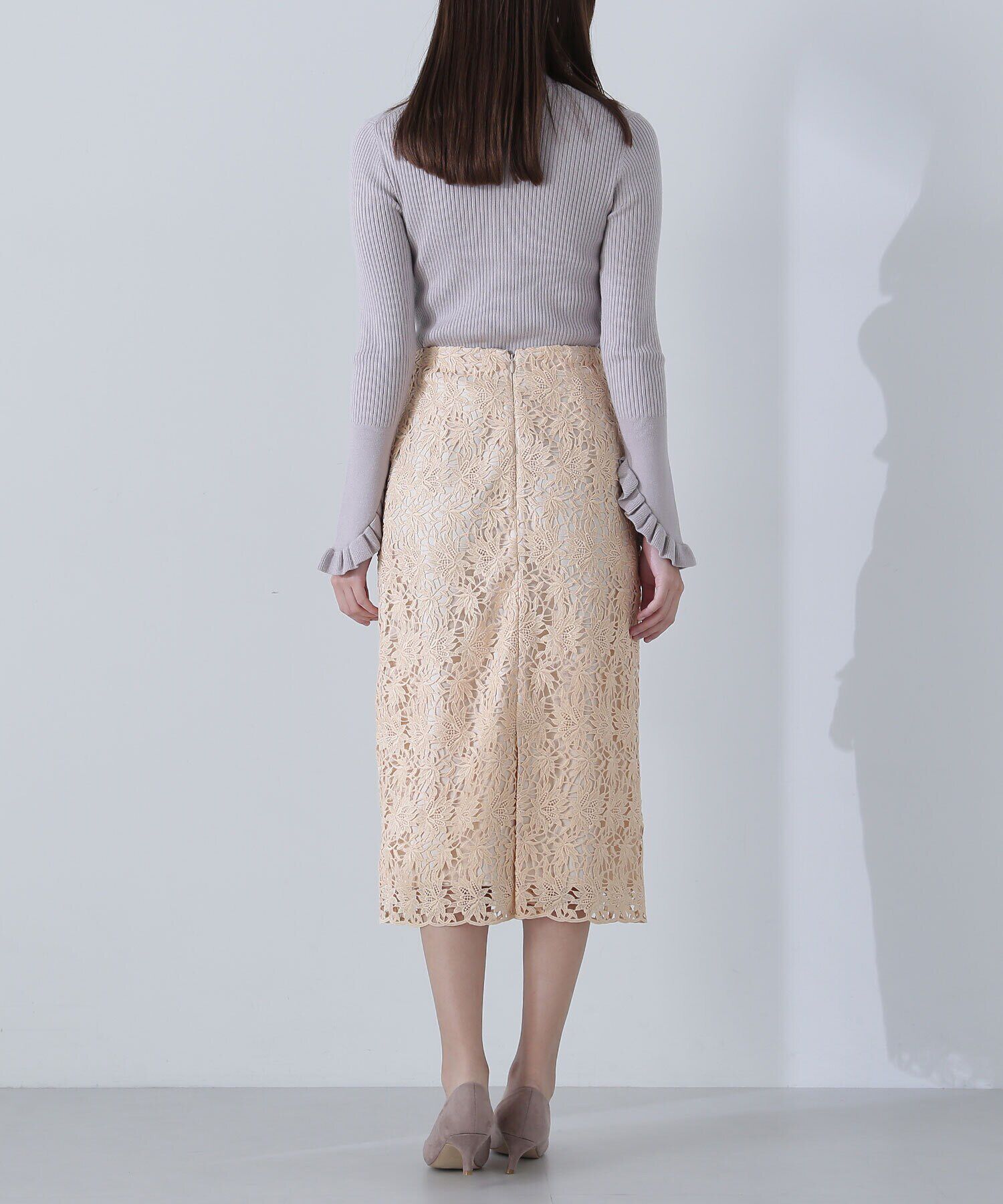  「ケミカルレースタイトスカート」|スカート|