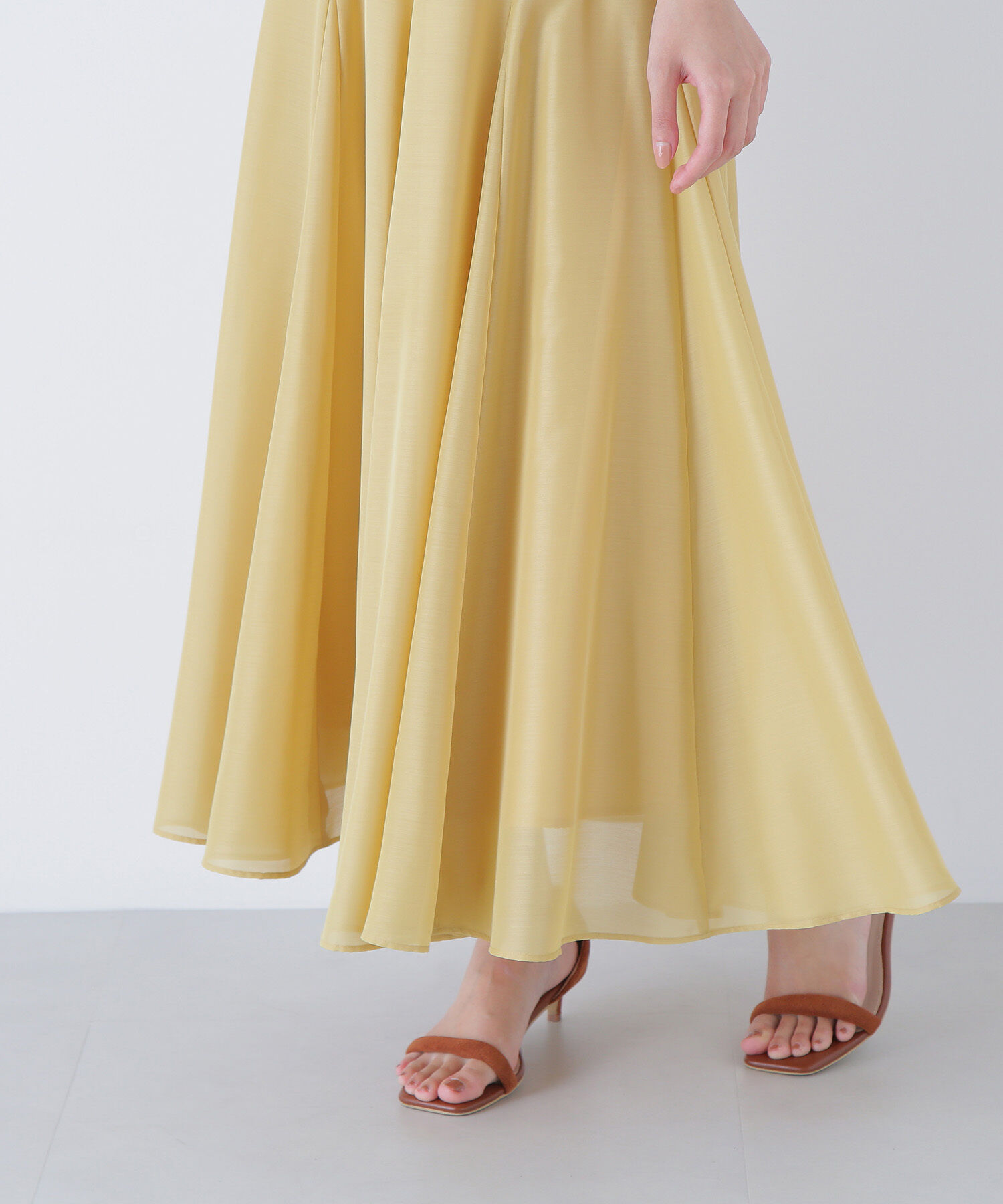  「シャイニーシアーボイルスカート」|スカート|