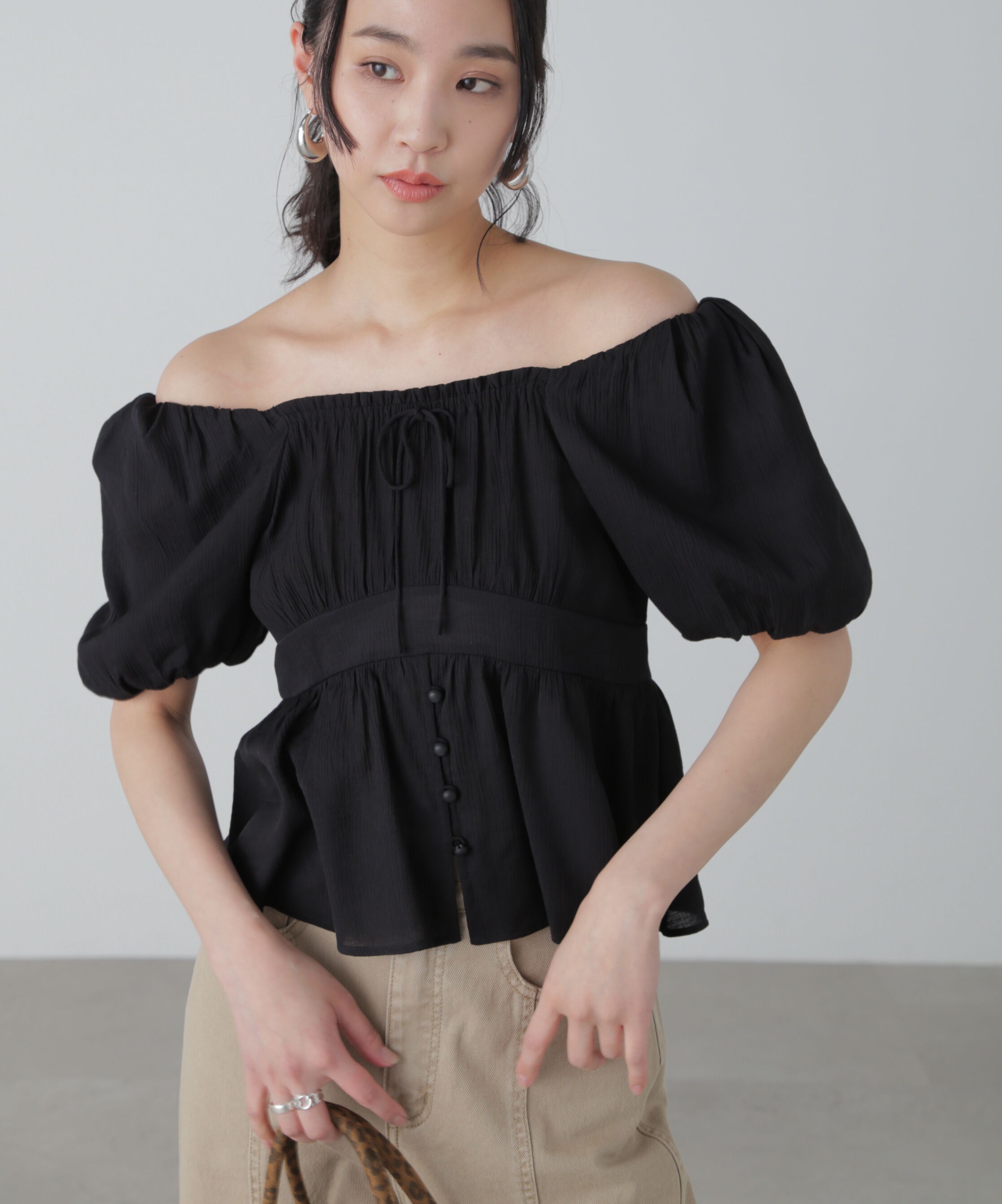  「2wayオフショルブラウス」|シャツ・ブラウス|