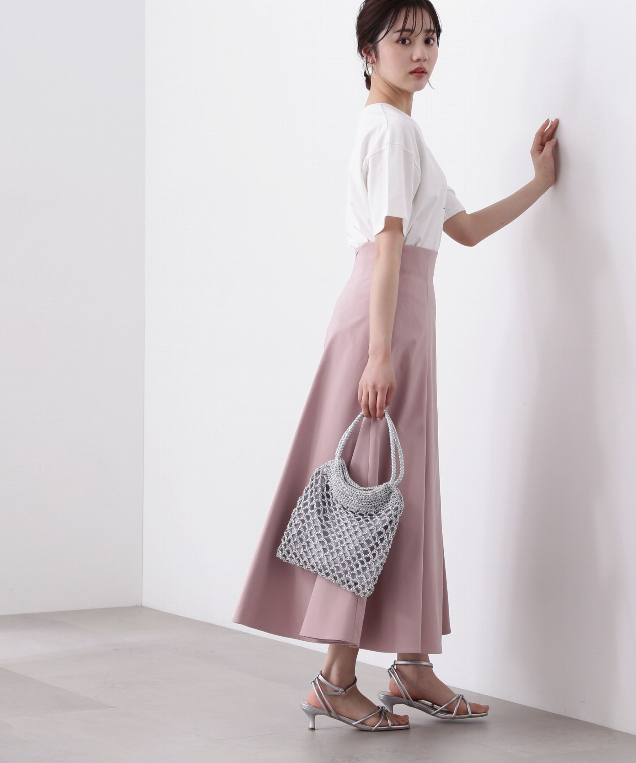 PROPORTION BODY DRESSING「バッククロスフレアスカート」|スカート|