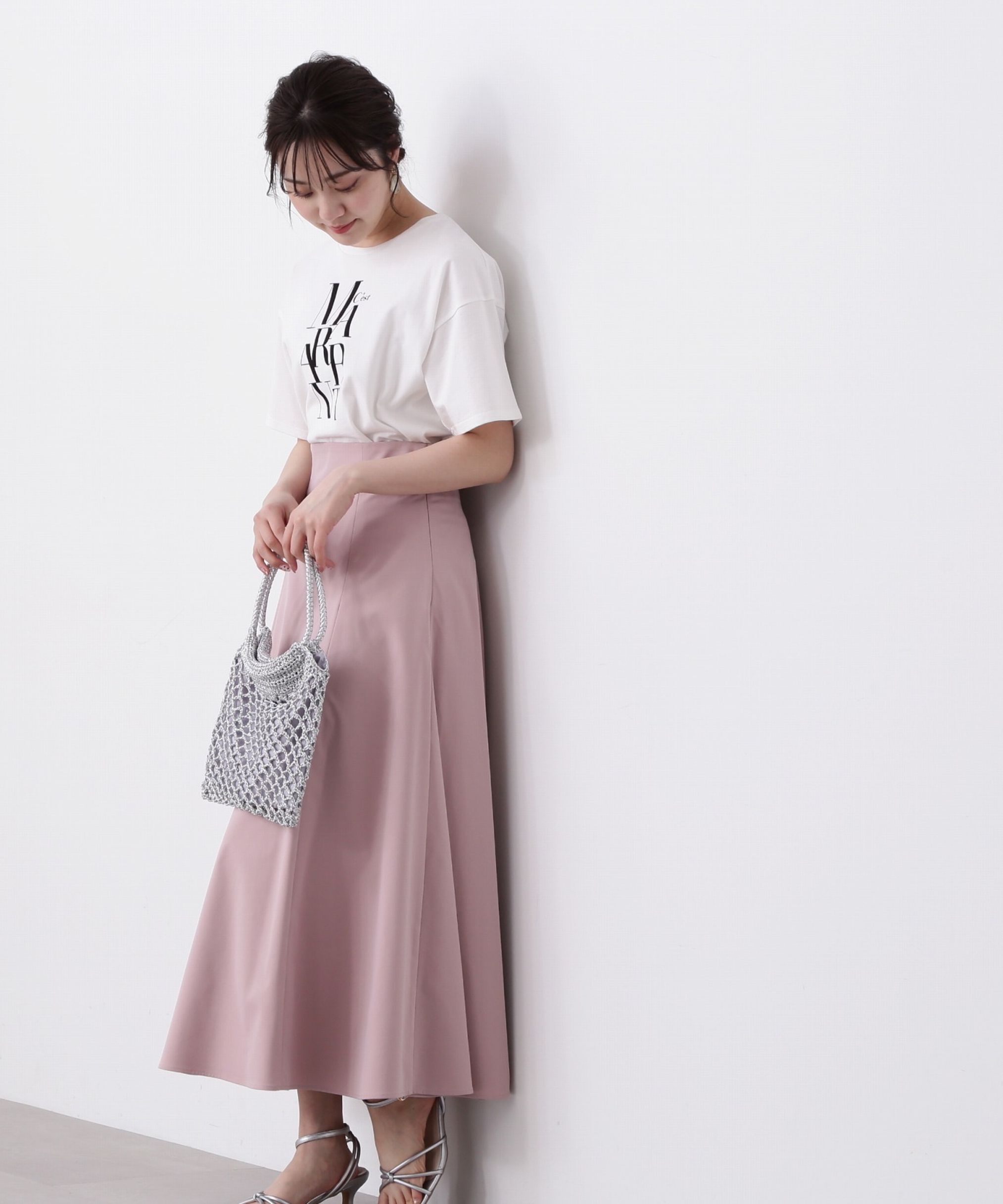 PROPORTION BODY DRESSING「バッククロスフレアスカート」|スカート|