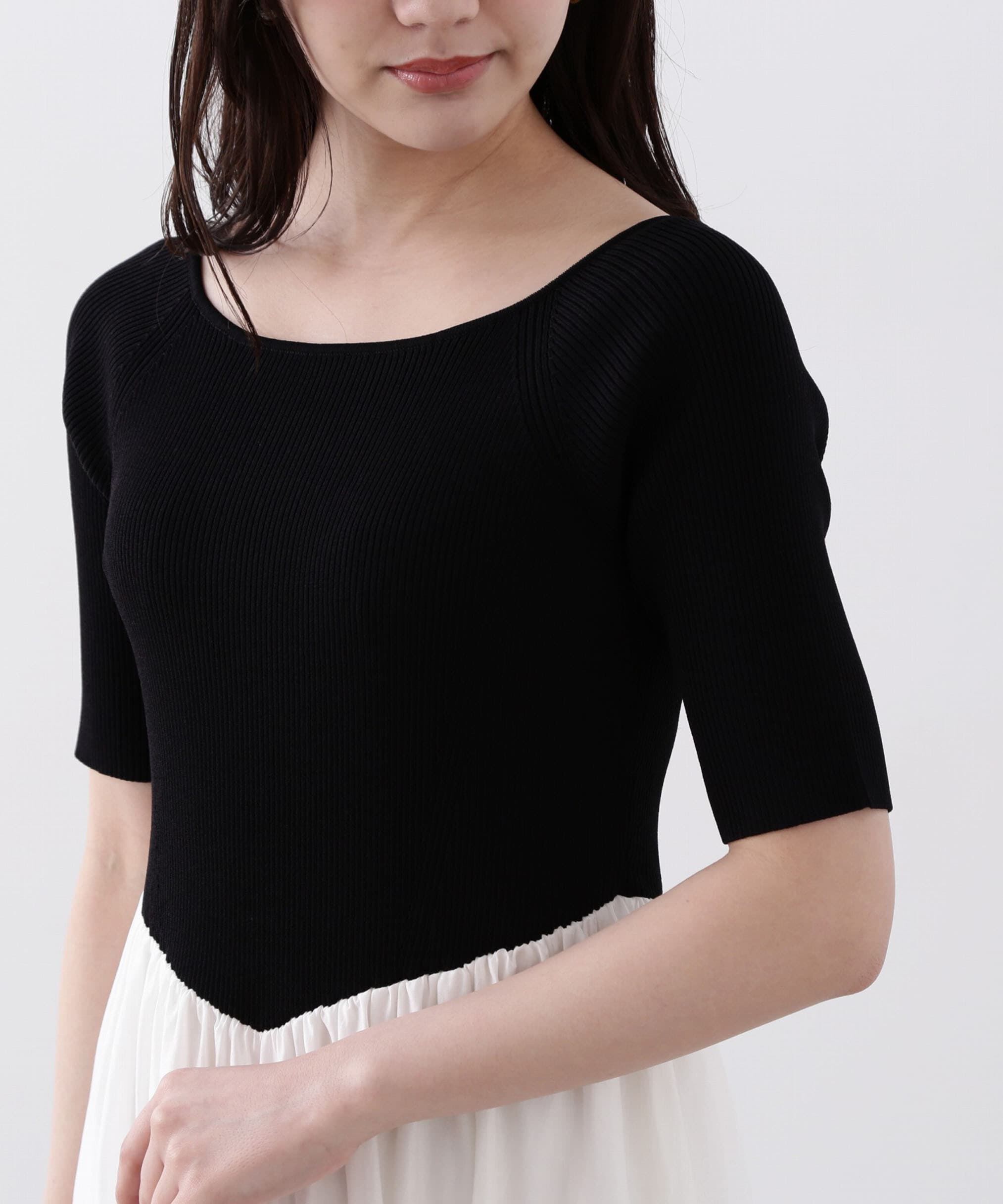 PROPORTION BODY DRESSING「シアードッキングニットワンピース」|ワンピース|