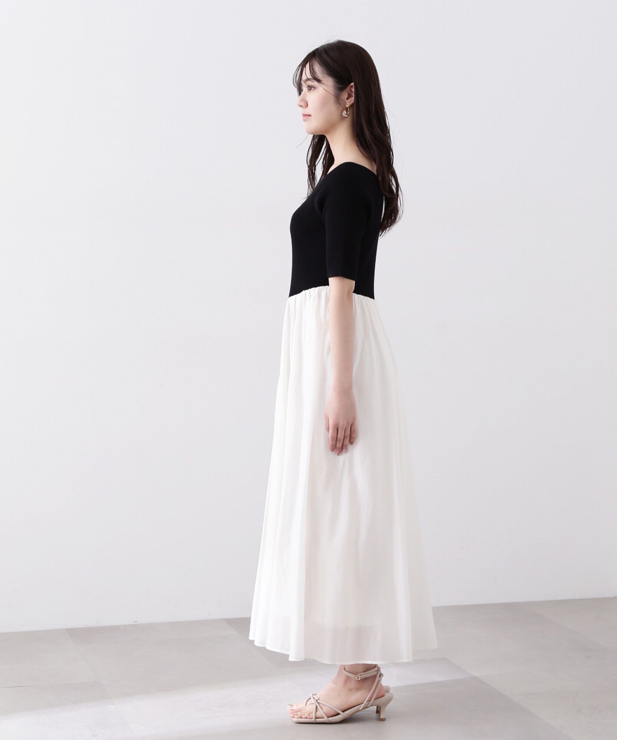 PROPORTION BODY DRESSING「シアードッキングニットワンピース」|ワンピース|