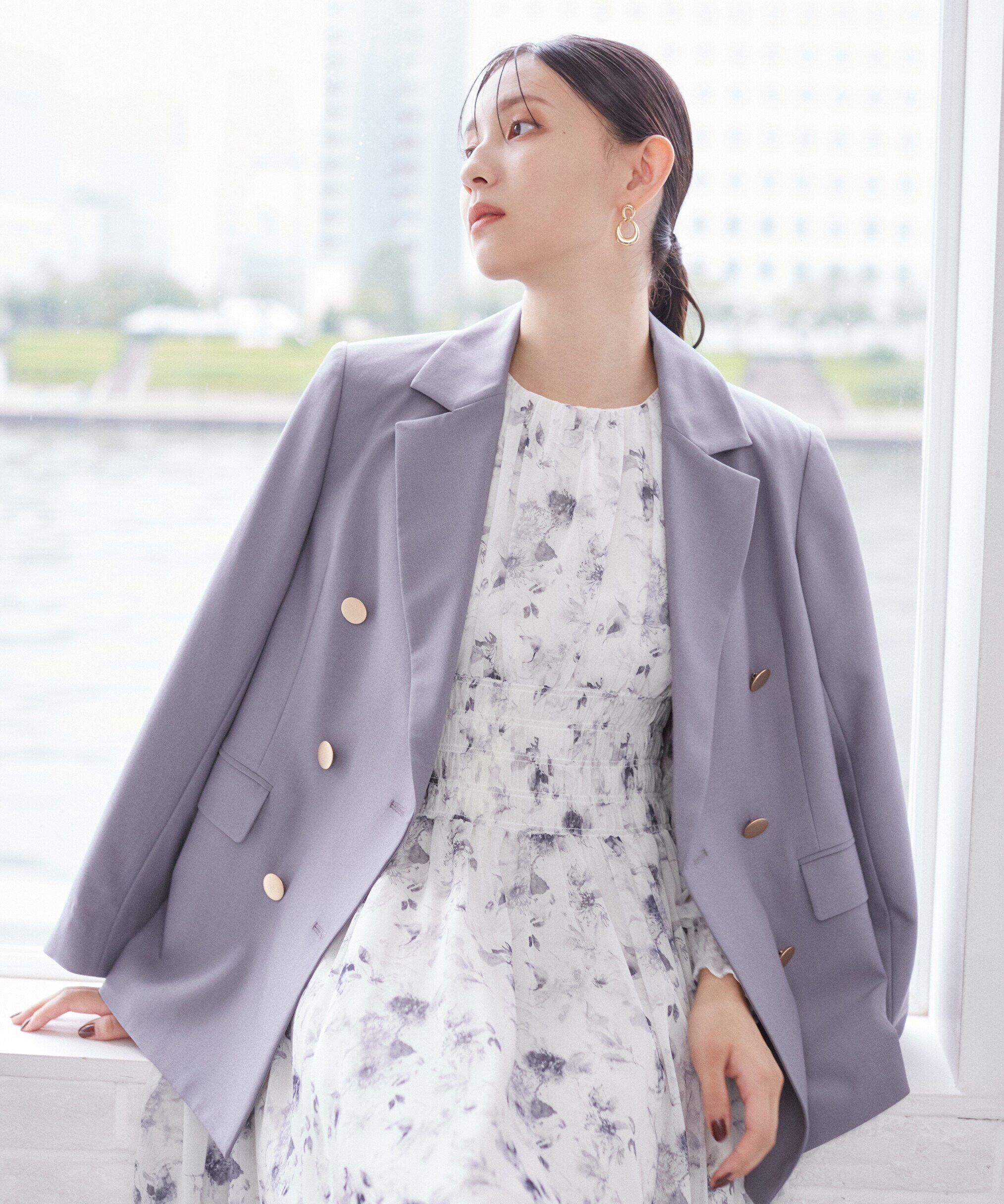 PROPORTION BODY DRESSING「ダブルテーラードジャケット24AW」|その他|グレー