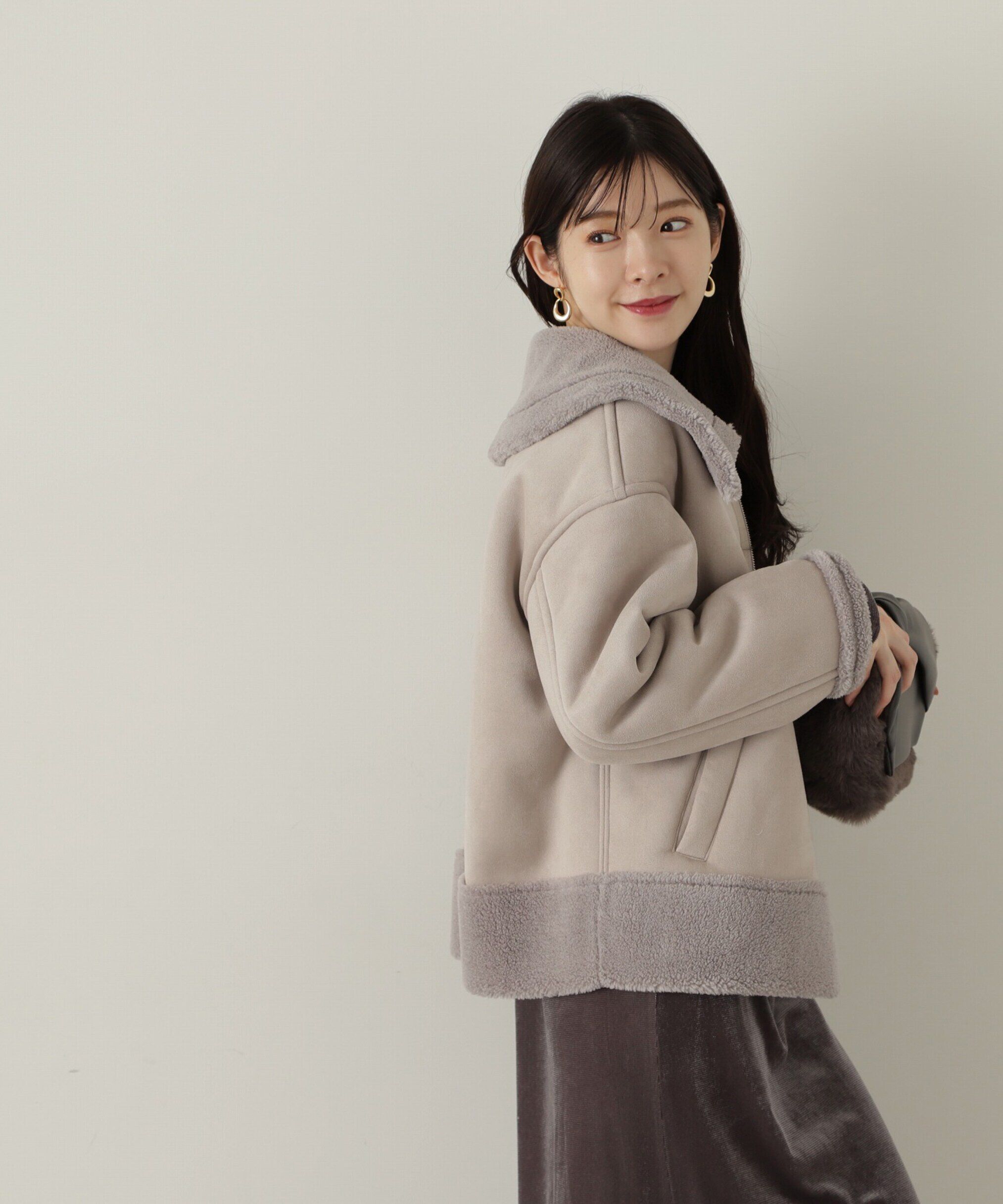 PROPORTION BODY DRESSING「フェイクムートンコート　24AW」|その他|