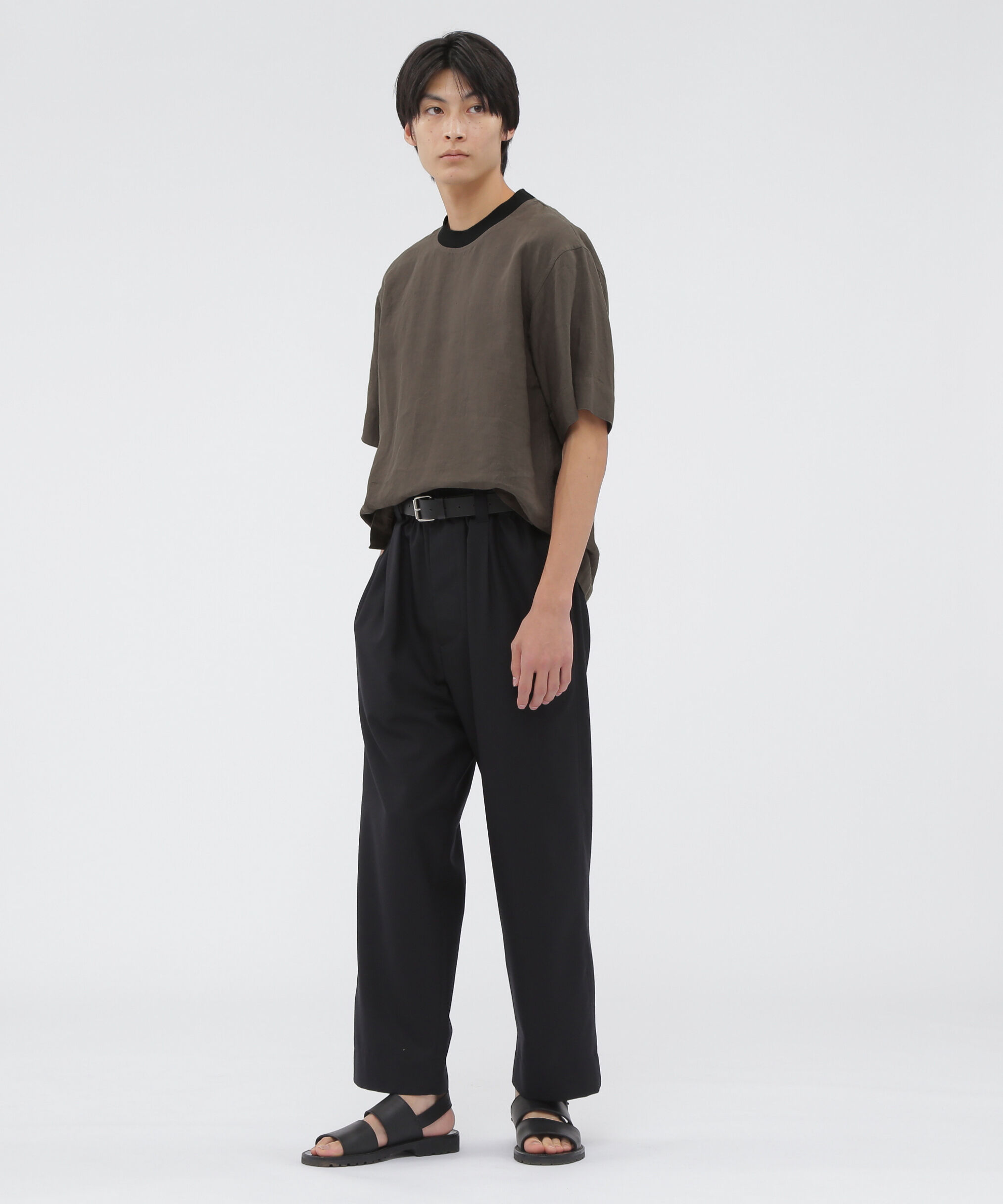 MARGARET HOWELL「PLAIN LINEN POPLIN SHIRT」|シャツ・ブラウス|