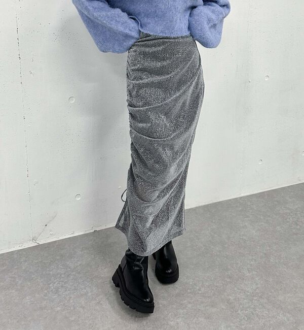 archives「ラメカットドロストタイトスカート」|スカート|