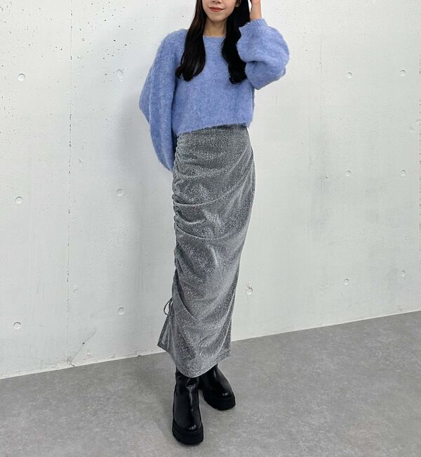 archives「ラメカットドロストタイトスカート」|スカート|