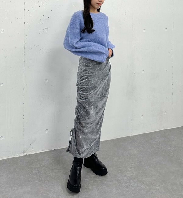 archives「ラメカットドロストタイトスカート」|スカート|