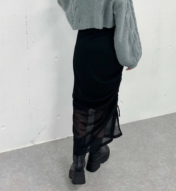 archives「ラメカットドロストタイトスカート」|スカート|