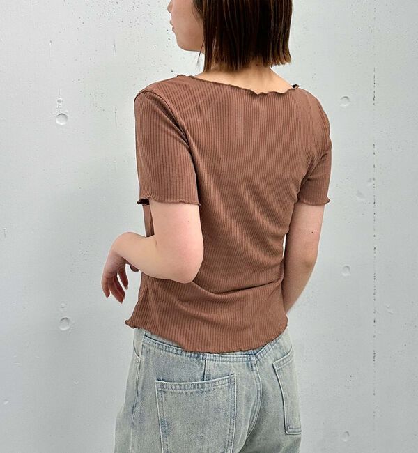 archives「アシメタックボタンカットＴＯＰＳ　５Ｓ」|Tシャツ・カットソー|