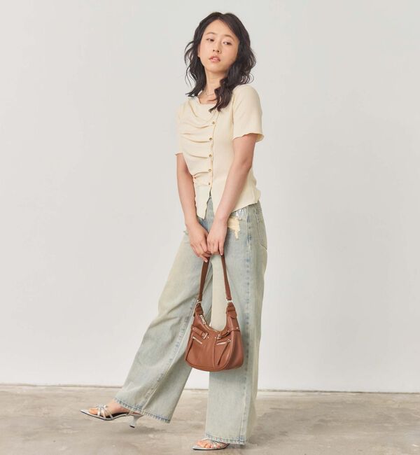 archives「アシメタックボタンカットＴＯＰＳ　５Ｓ」|Tシャツ・カットソー|