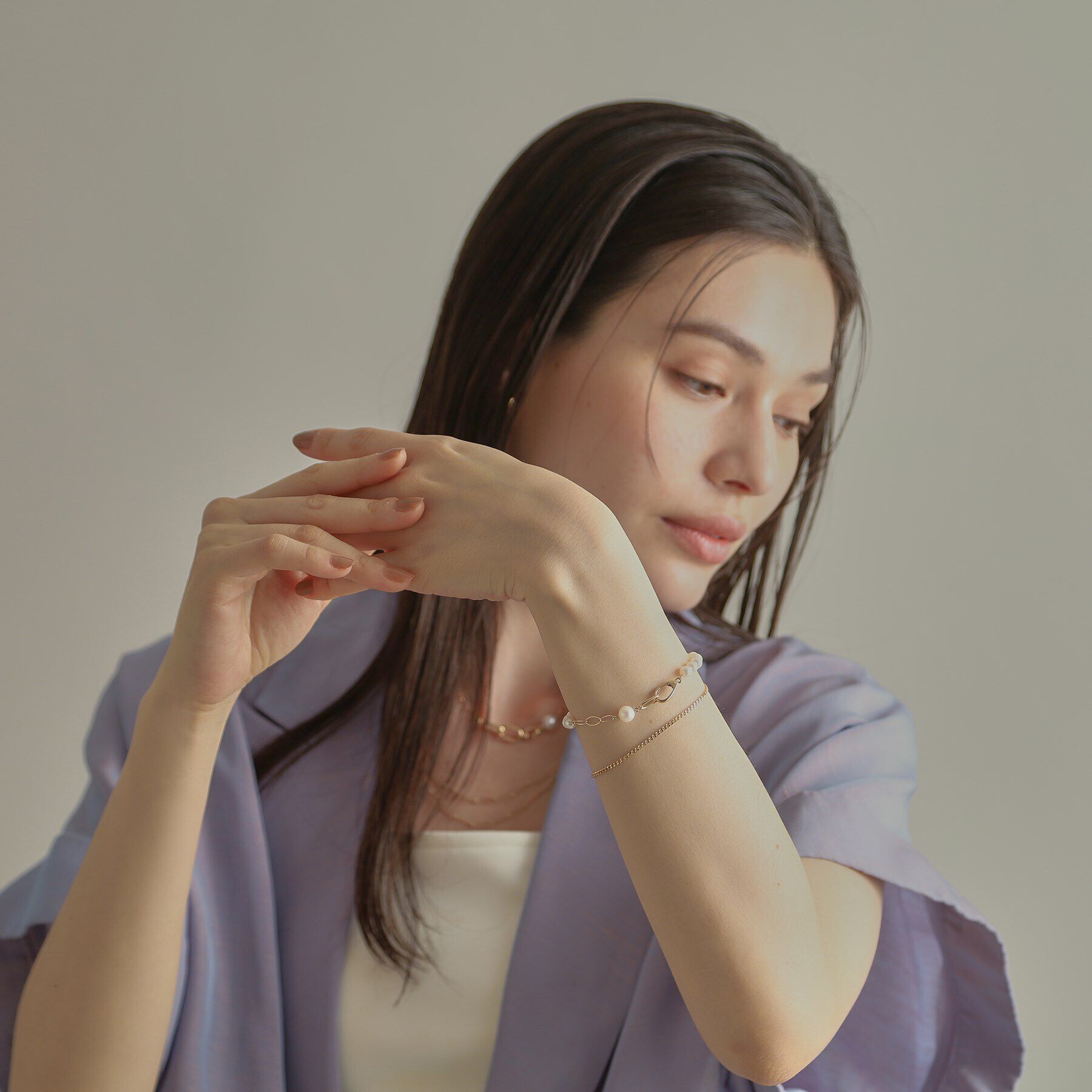 COCOSHNIK「K10キヘイチェーン ブレスレット」|ブレスレット・バングル|