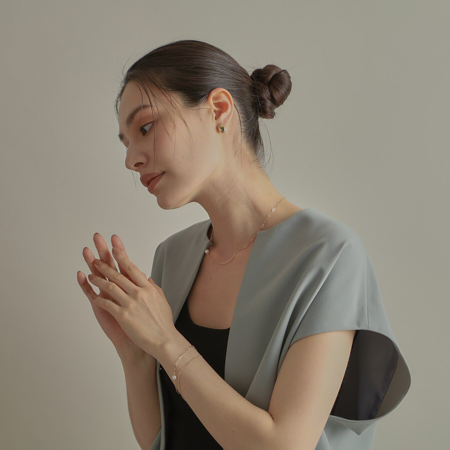 COCOSHNIK「K10キヘイチェーン ブレスレット」|ブレスレット・バングル|