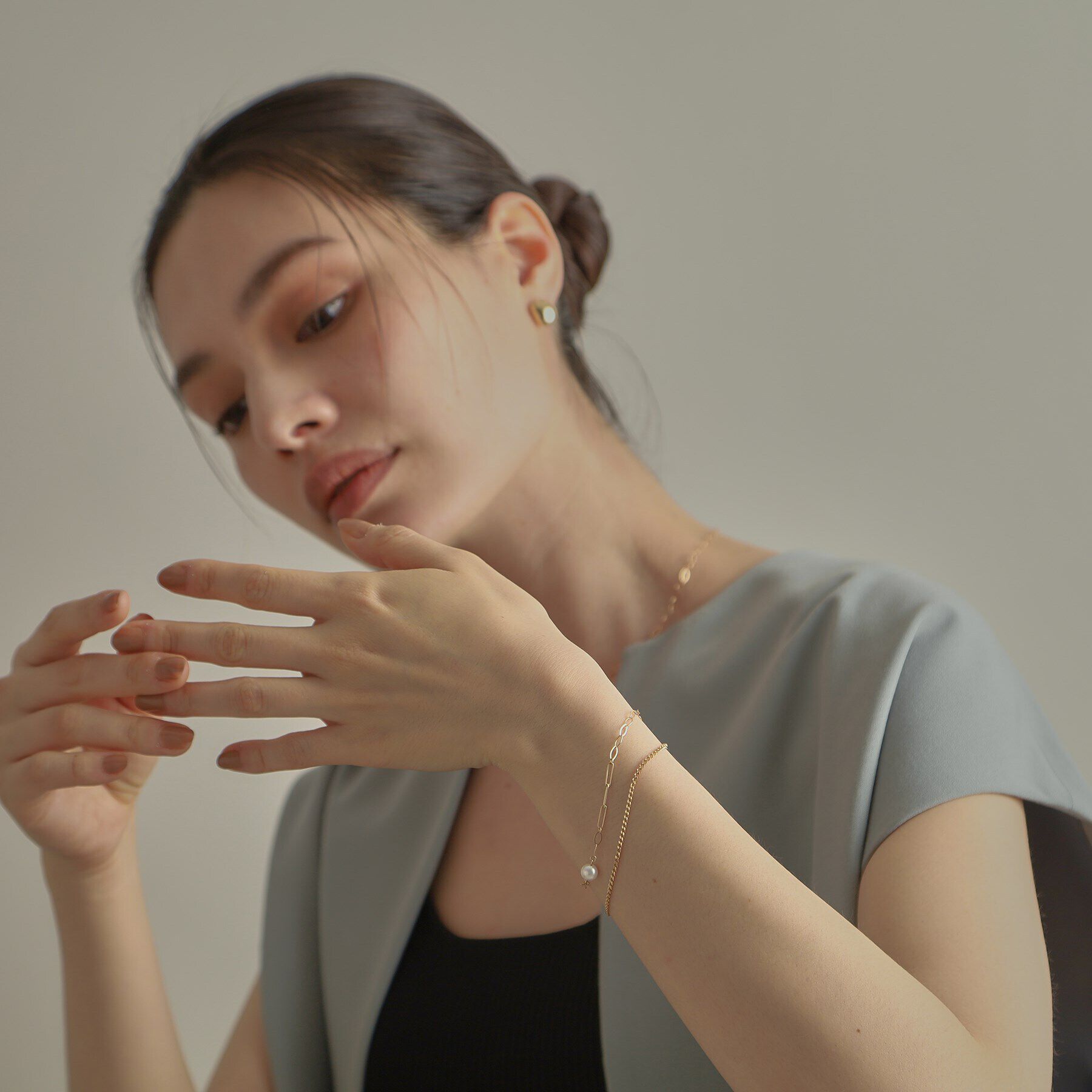 COCOSHNIK「K10キヘイチェーン ブレスレット」|ブレスレット・バングル|