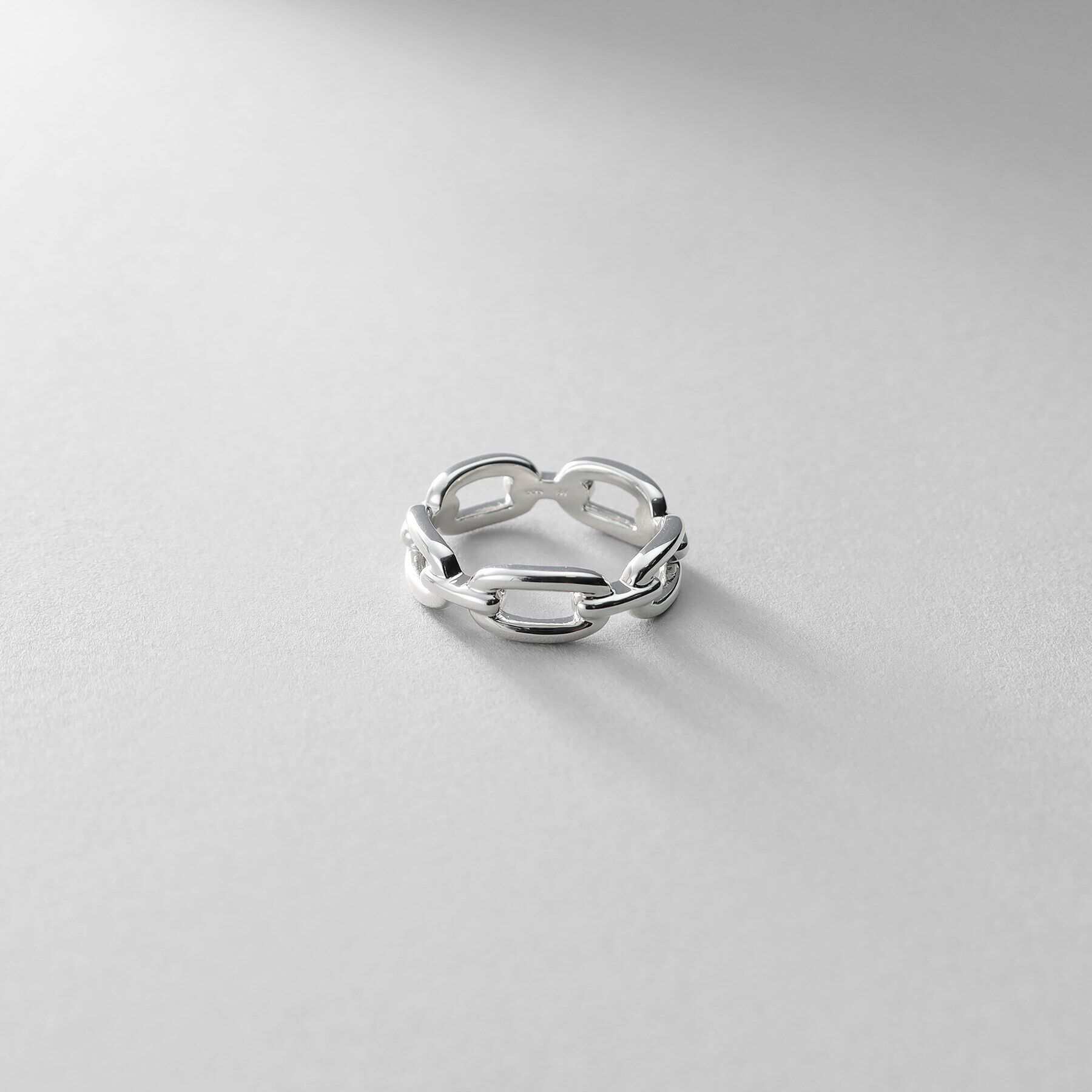 COCOSHNIK ONKITSCH「シルバー ケーブルチェーンモチーフリング」|リング|