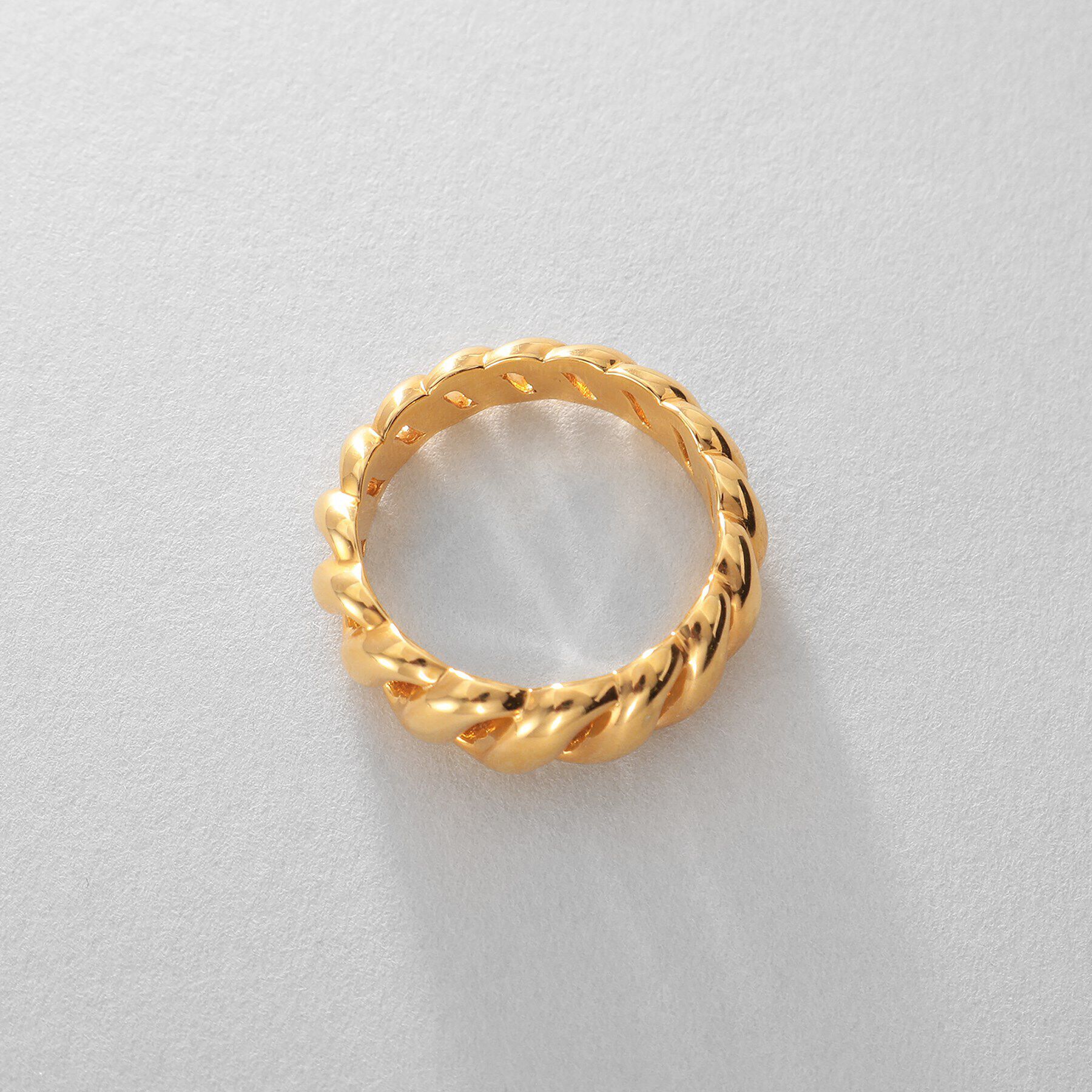 COCOSHNIK ONKITSCH「シルバー クロワッサンリング GP」|リング|