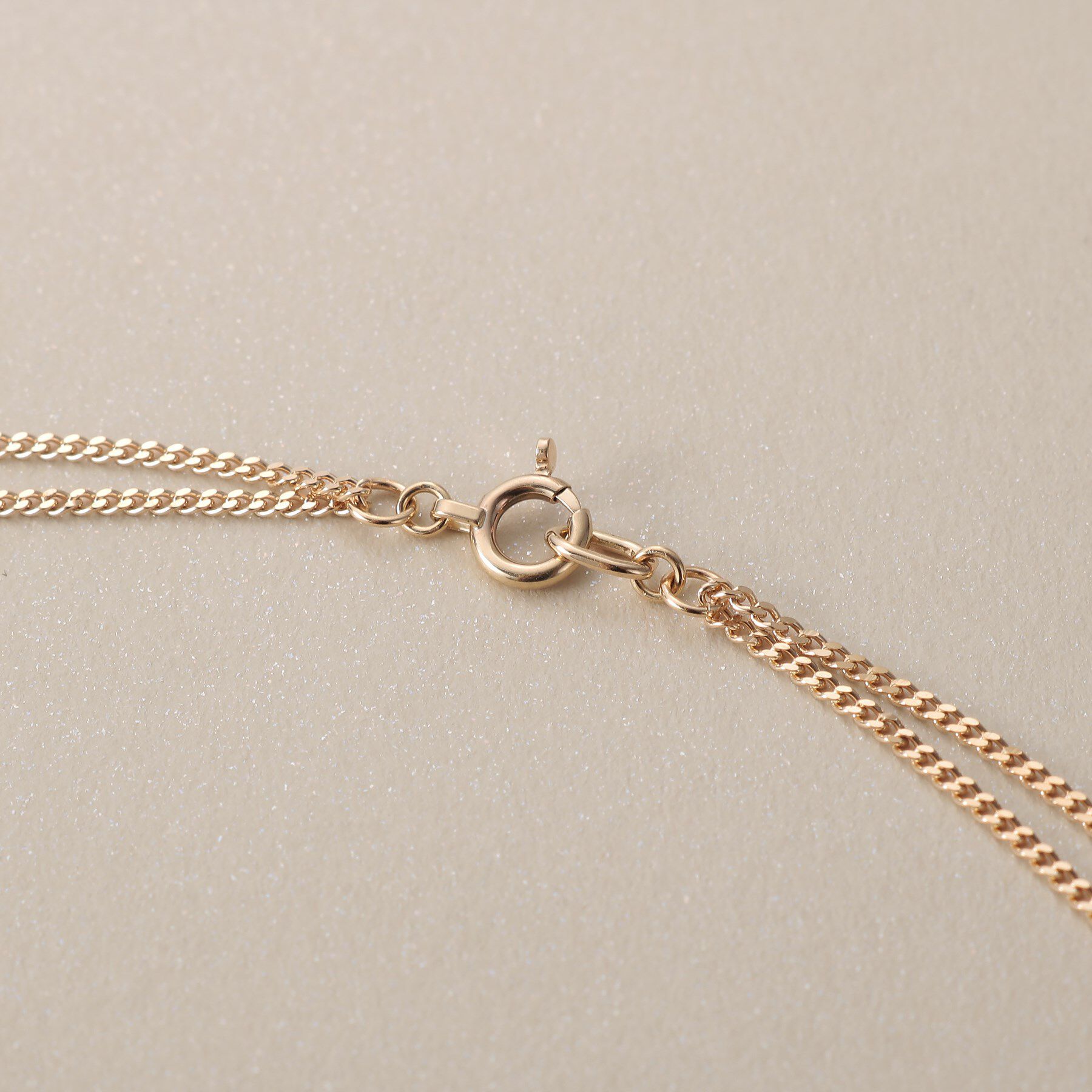 COCOSHNIK「K10中空プリムキヘイループステーション ネックレス」|ネックレス|