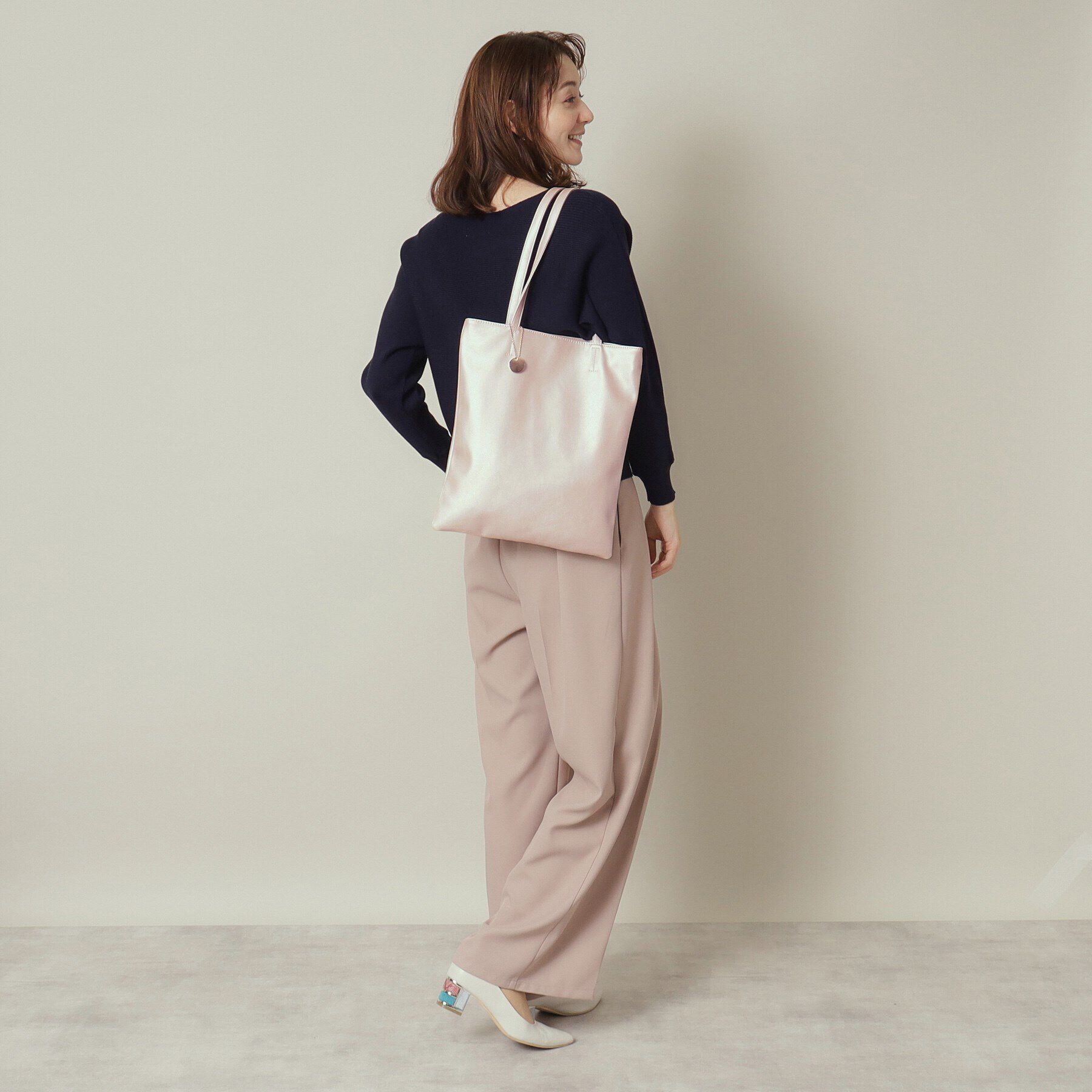 ITS&rsquo;DEMO「【A4対応】コインチャーム付薄マチトート」|トートバッグ|