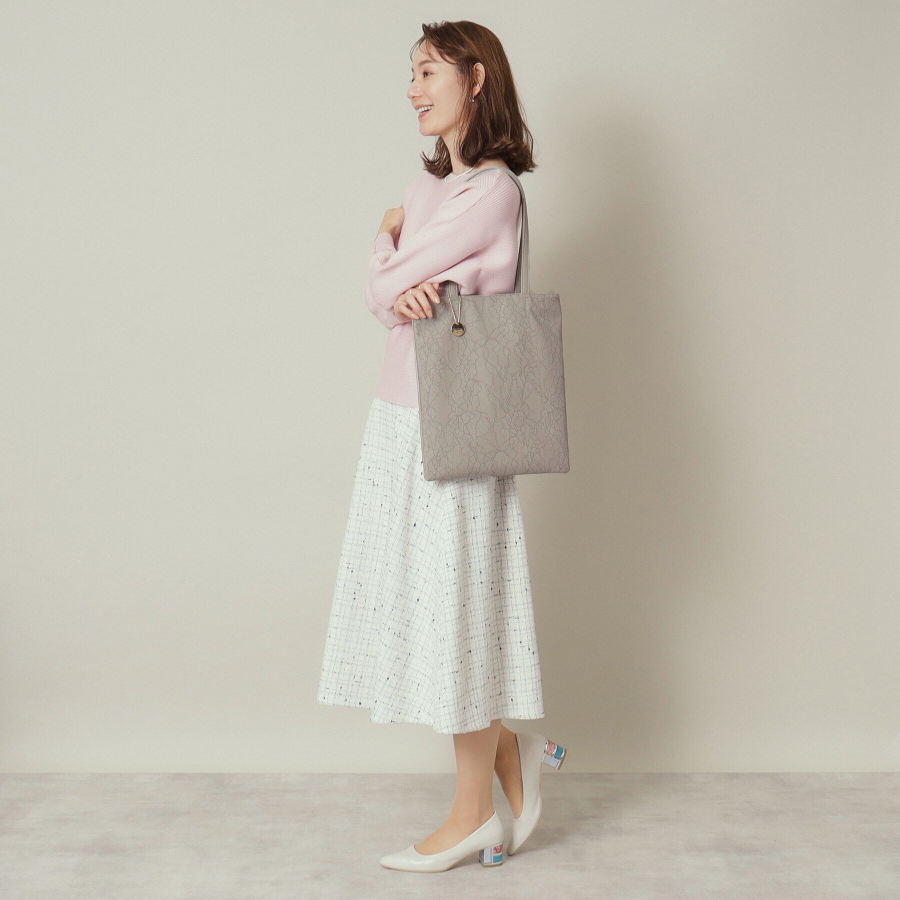 ITS&rsquo;DEMO「【A4対応】コインチャーム付薄マチトート」|トートバッグ|