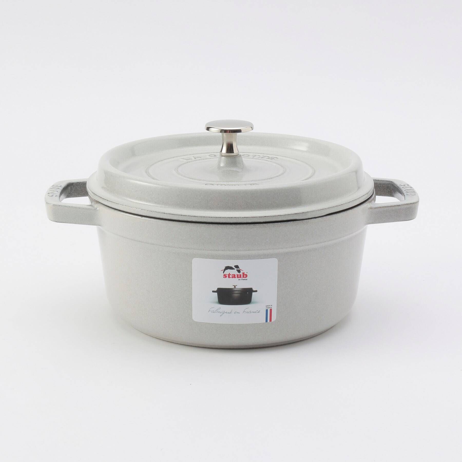 212 KITCHEN STORE「ピコ・ココット ラウンド カンパーニュ 22cm ＜STAUB ストウブ＞」|食器・キッチングッズ|グレー(879)