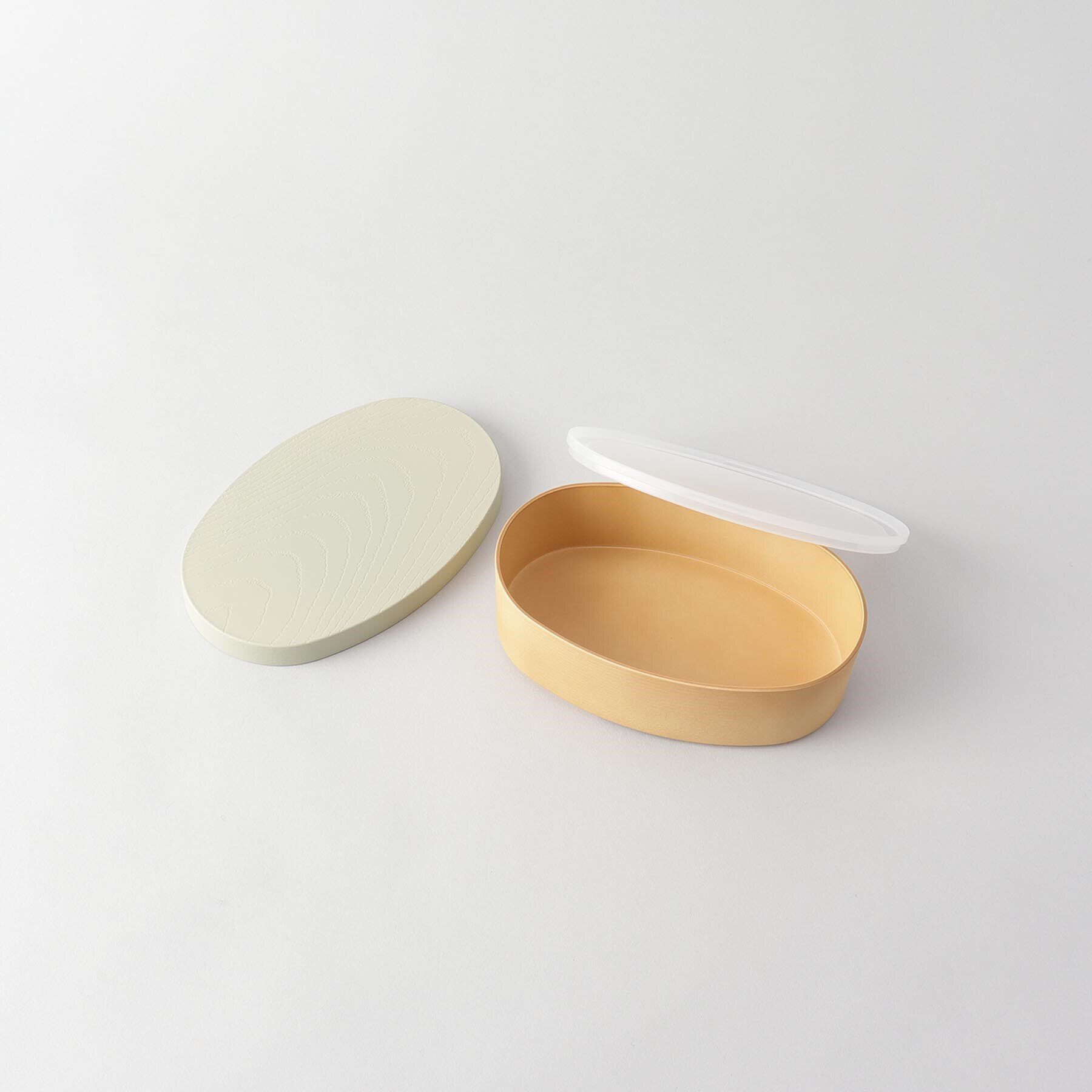 212 KITCHEN STORE「やさしい彩 抗菌小判弁当 抹茶色」|食器・キッチングッズ|