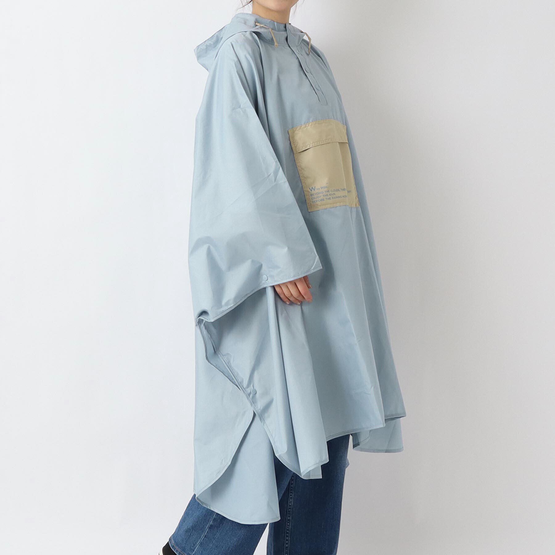 212 KITCHEN STORE「Wpc. パッカブルポンチョバイカラーユニセックス BGY」|その他|その他
