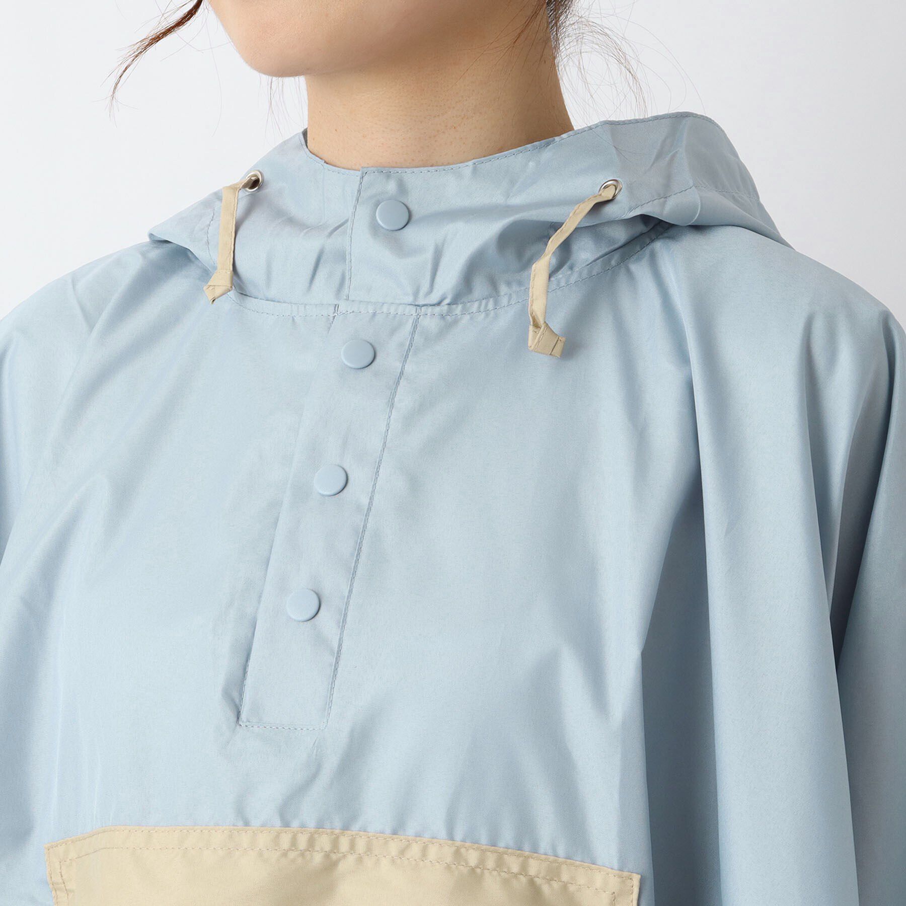 212 KITCHEN STORE「Wpc. パッカブルポンチョバイカラーユニセックス BGY」|その他|