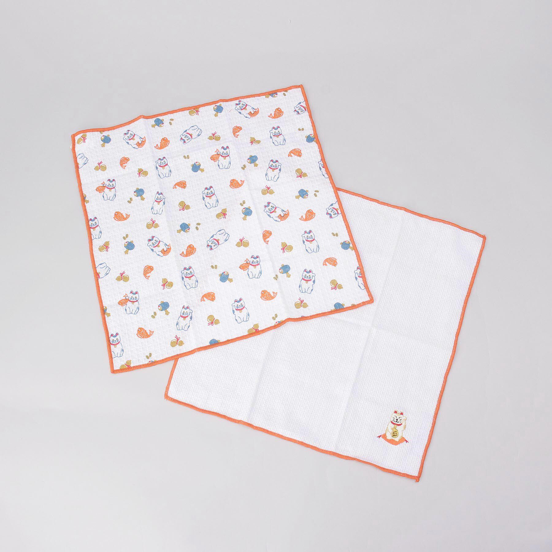 212 KITCHEN STORE「マネキネコ お年賀ディッシュクロス 2P」|食器・キッチングッズ|