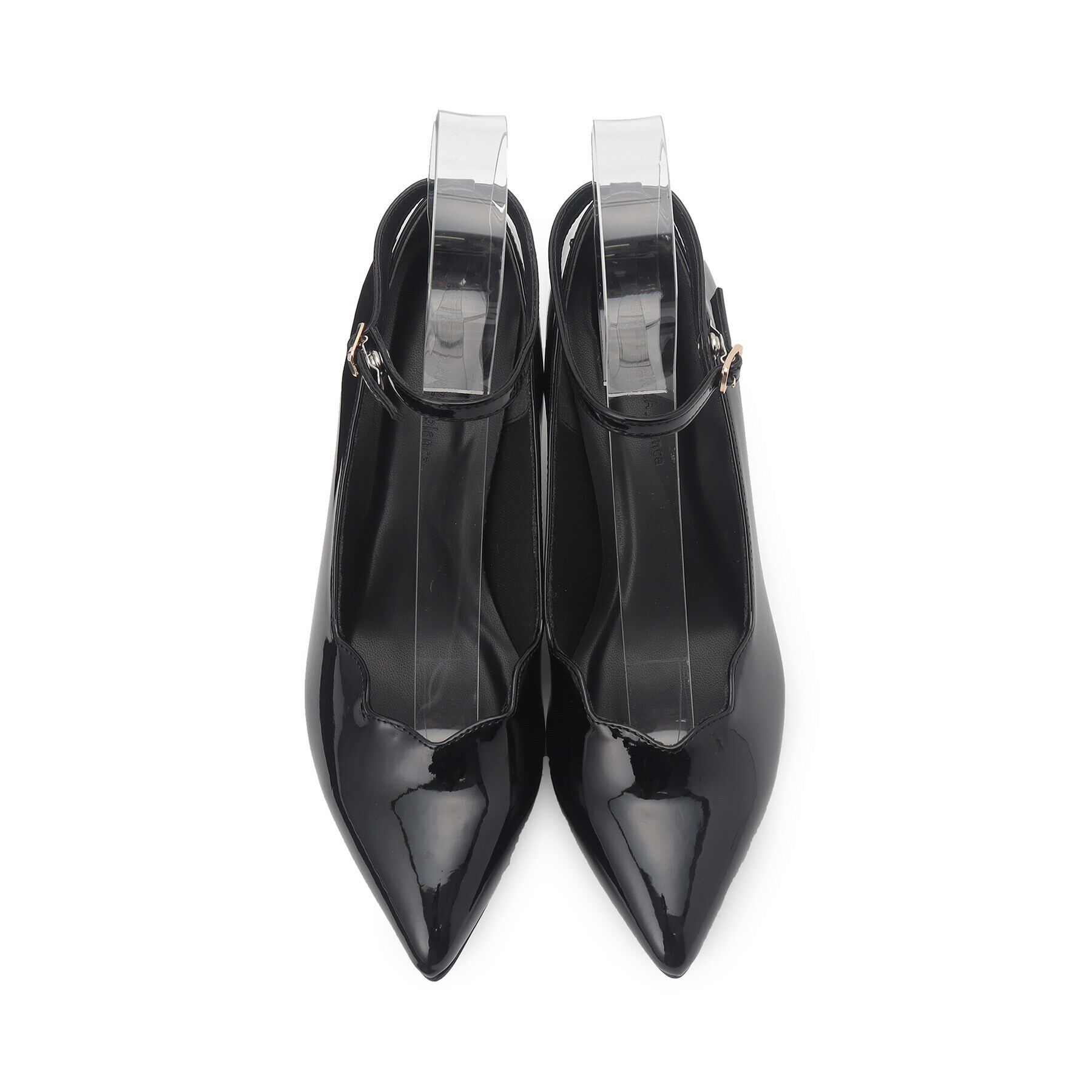 ESPERANZA「スカラップストラップミドルヒールパンプス【ESPERANZA＿blanca】」|パンプス|