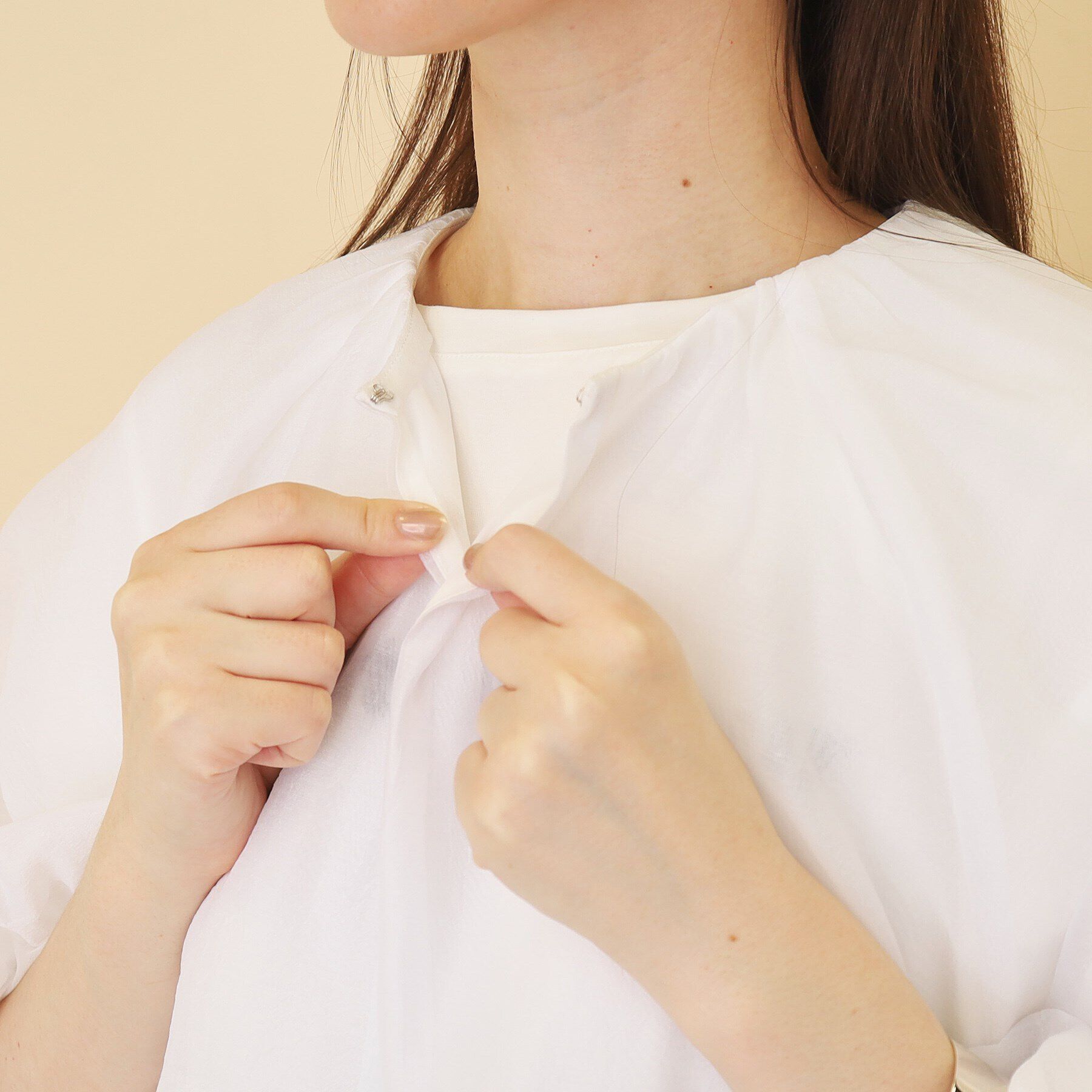 SunaUna「【オーガンジー／シアー感】バルーンボレロ」|カーディガン|