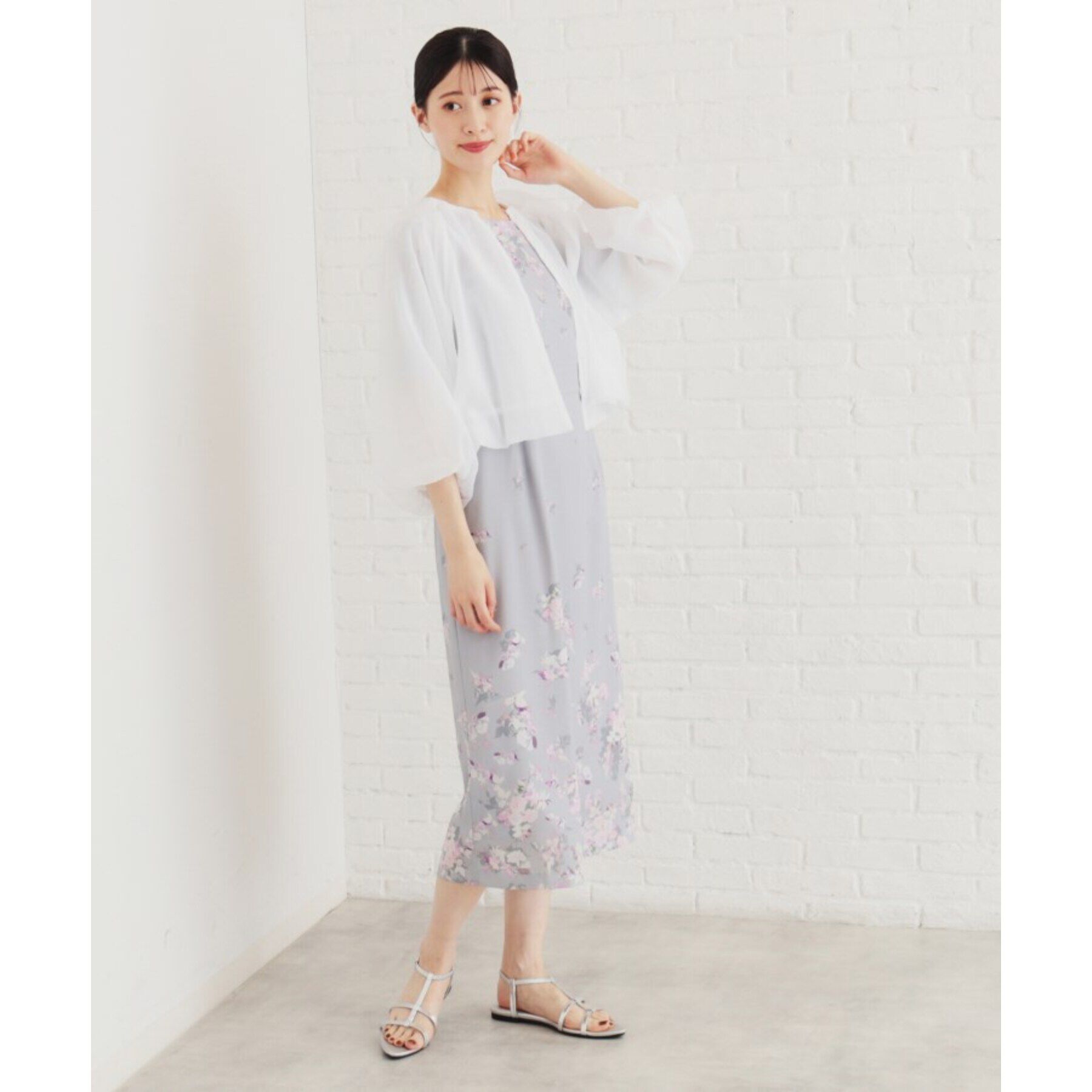 SunaUna「【オーガンジー／シアー感】バルーンボレロ」|カーディガン|