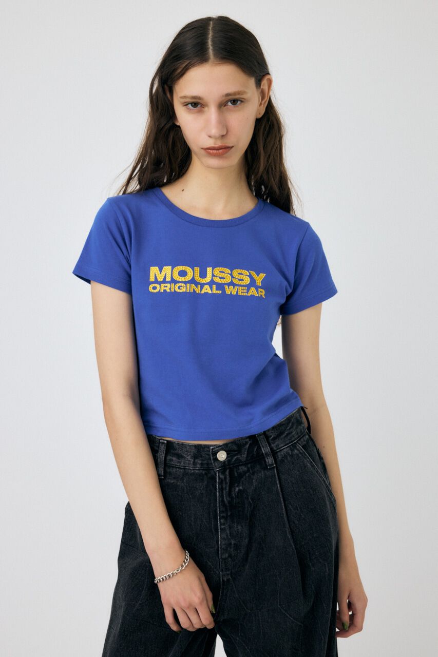 MOUSSY「RHINESTONE MOUSSY Tシャツ」|Tシャツ・カットソー|