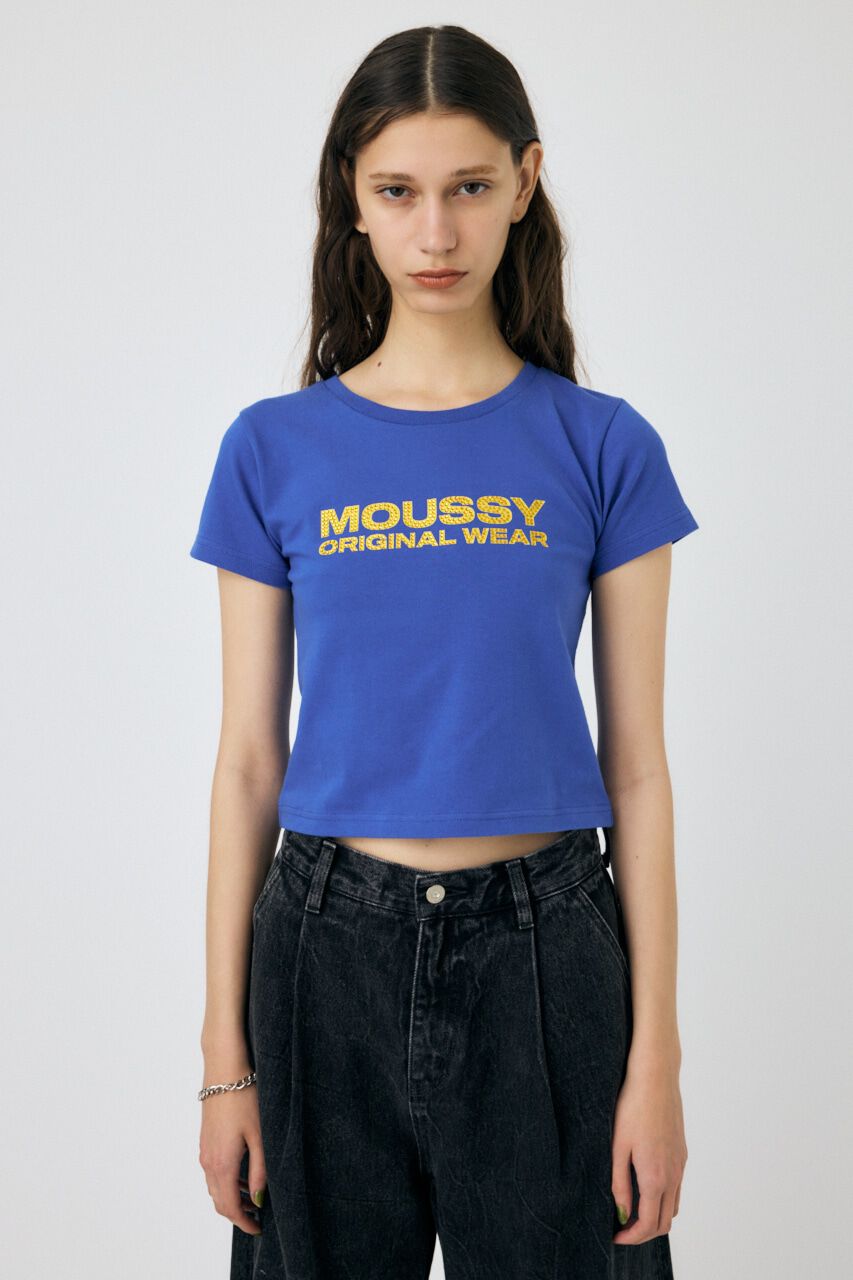 MOUSSY「RHINESTONE MOUSSY Tシャツ」|Tシャツ・カットソー|