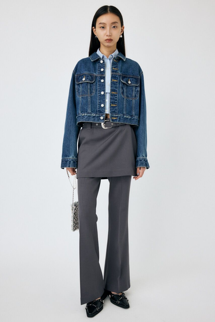 MOUSSY「90S SHORT デニムジャケット」|デニムジャケット|