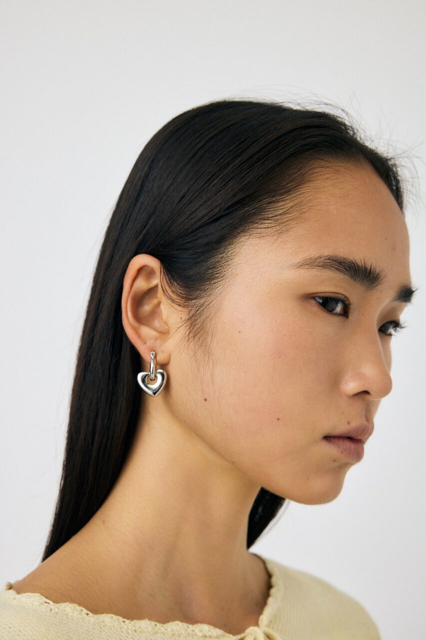 MOUSSY「2WAY HEART イヤリング」|ピアス|