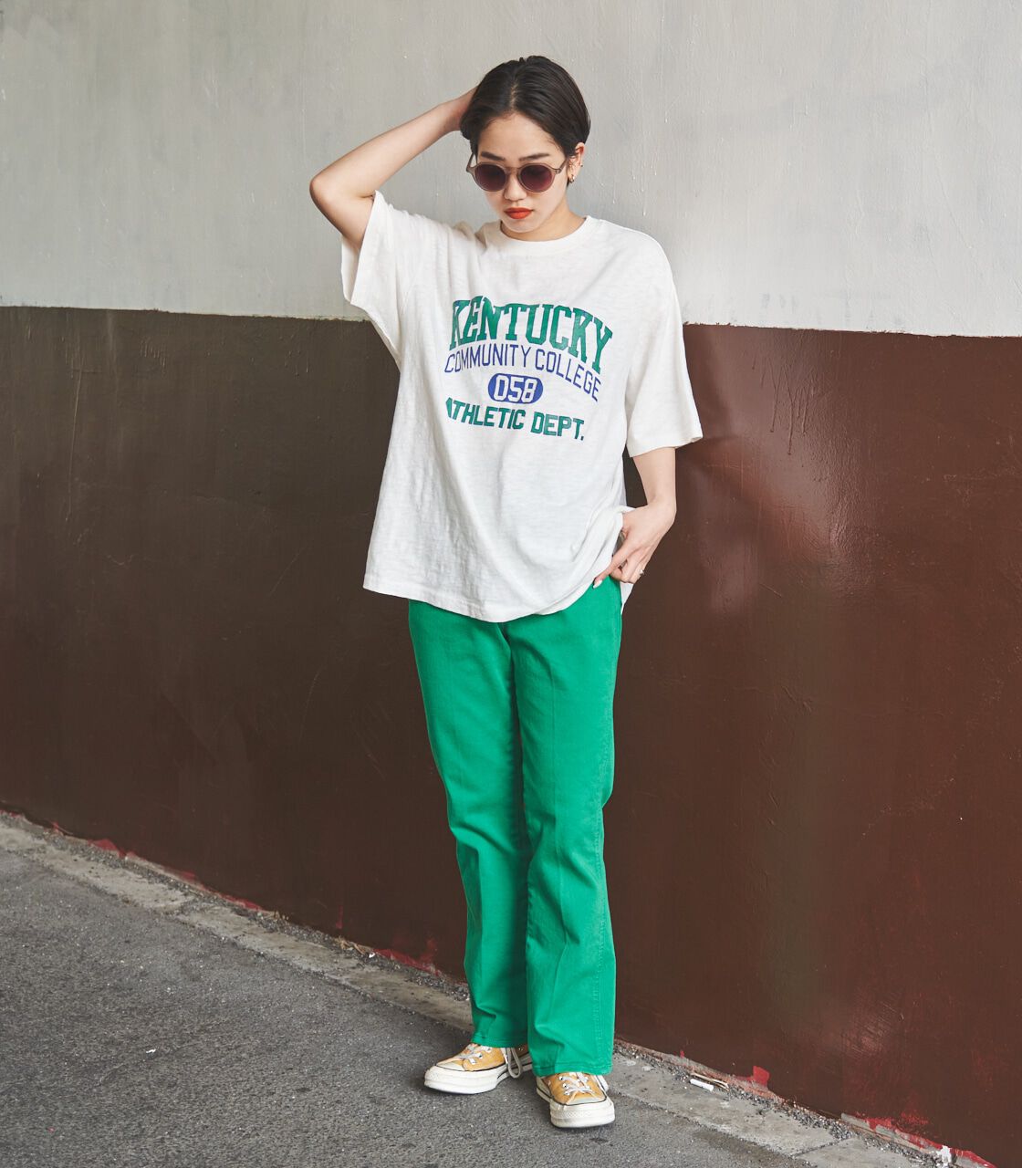 RODEO CROWNS「GOOD OLD カレッジTシャツ」|Tシャツ・カットソー|