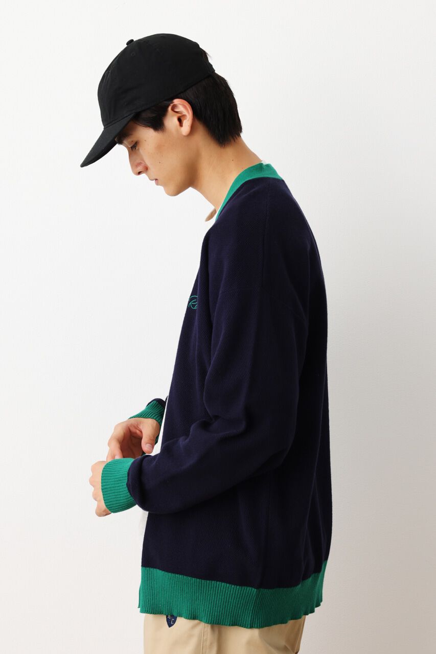 RODEO CROWNS「バイカラーニットカーディガン」|カーディガン|