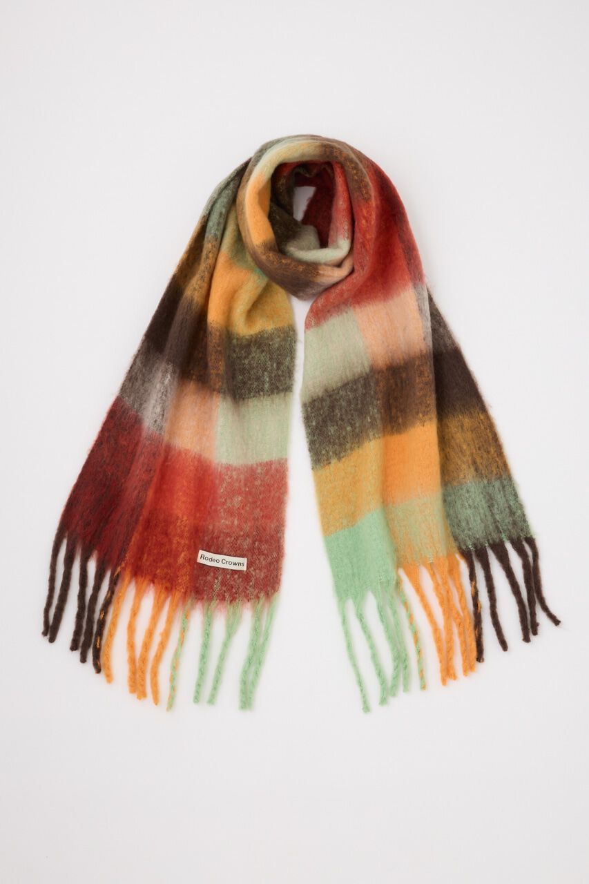 RODEO CROWNS「バルキーチェックマフラー」|その他|