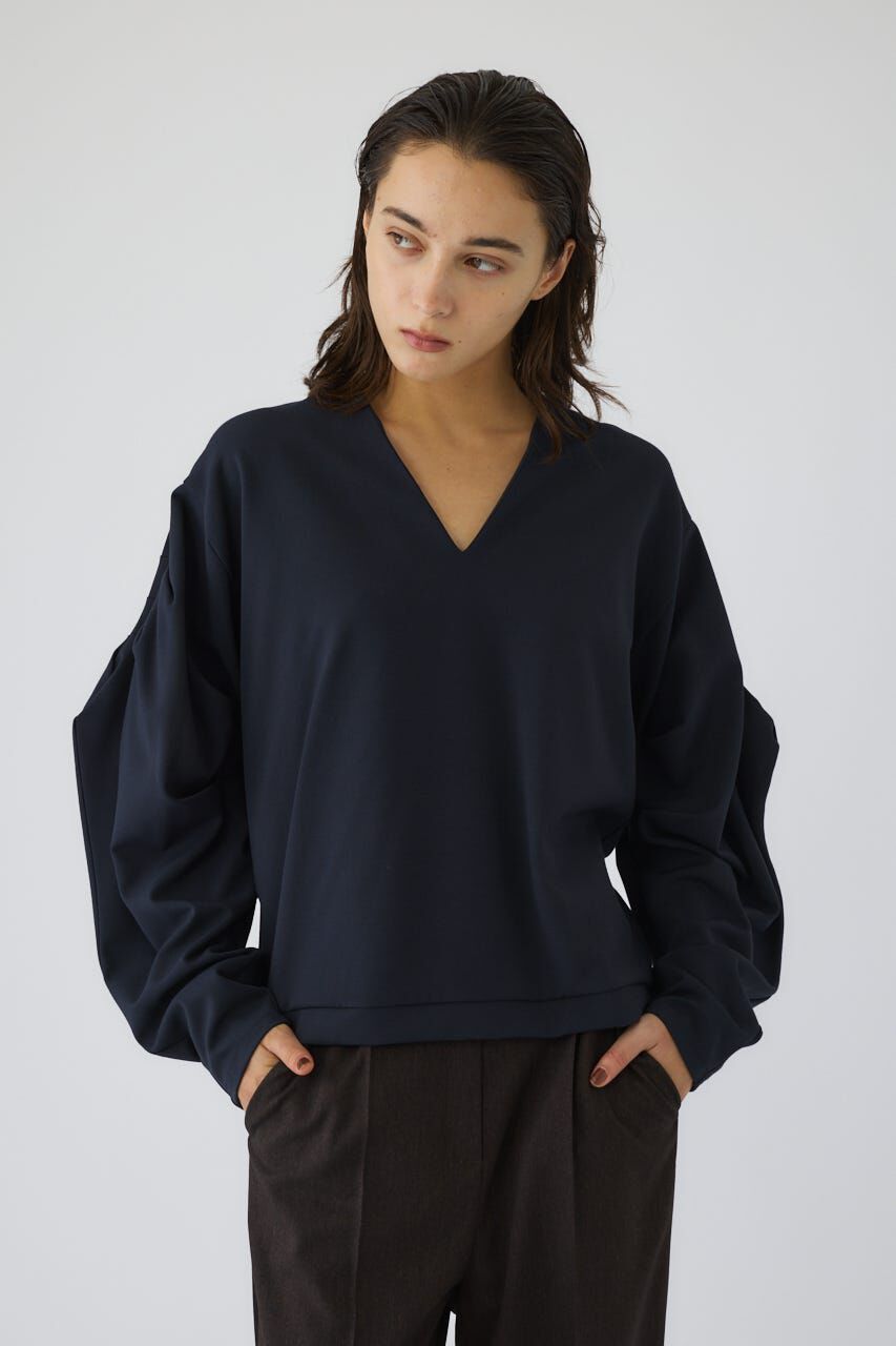 RIM.ARK 「Volume sleeve v-neck PO」|Tシャツ・カットソー|