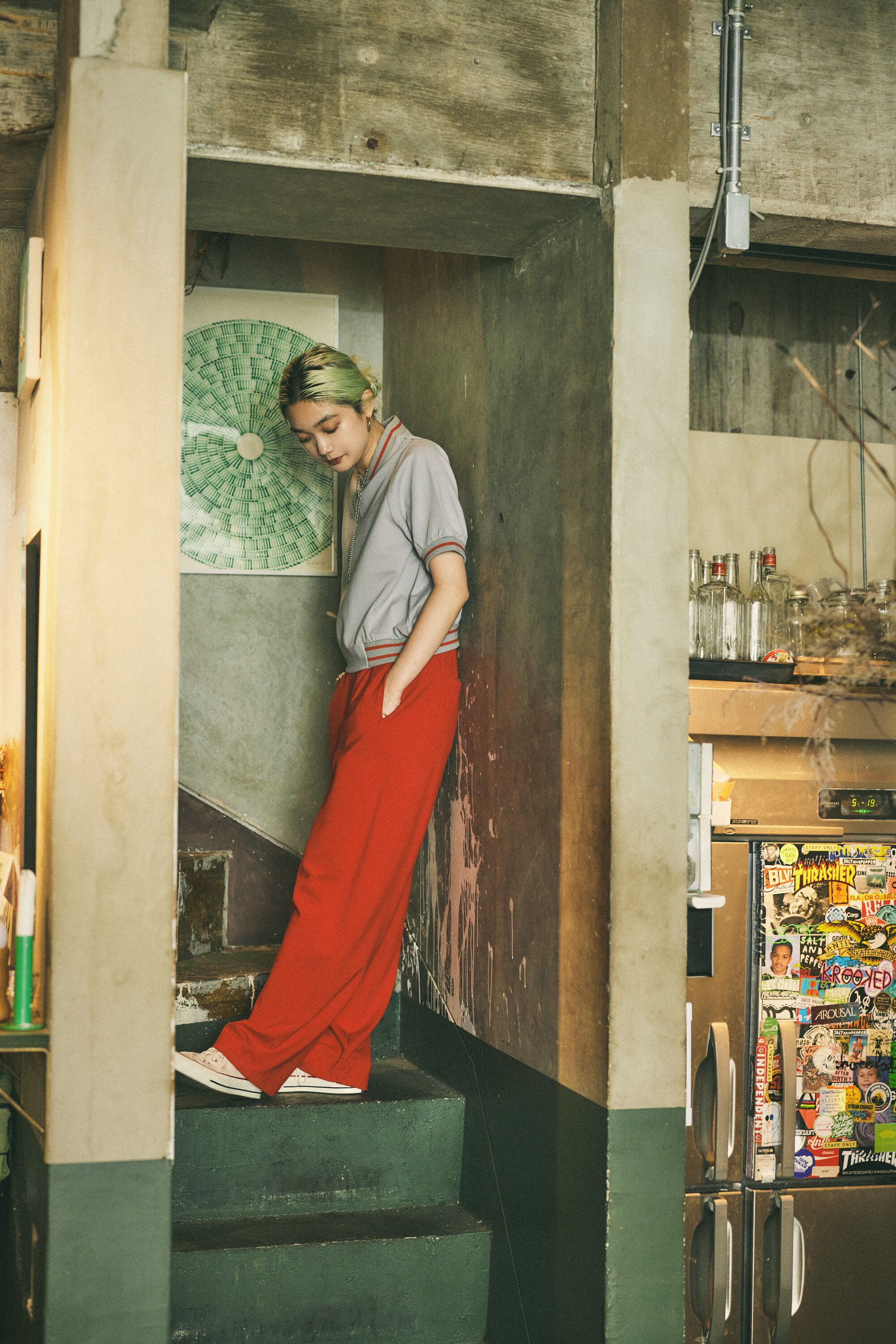 HeRIN.CYE「mio yanase / Ponte polo tops」|Tシャツ・カットソー|