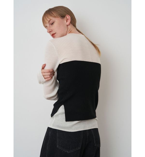 ELENDEEK「BUSTIER SET RIB KT」|ニット・セーター|