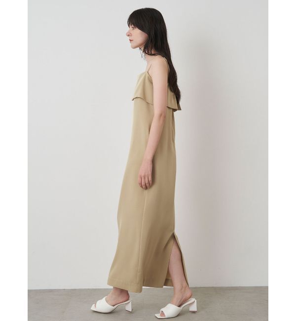 ELENDEEK「LAPEL I-LINE CAMI OP」|ワンピース|