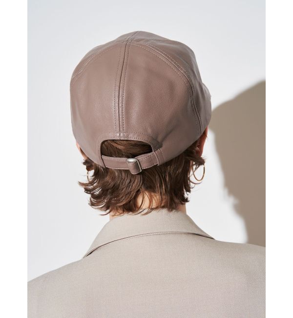 ELENDEEK「FAKE LEATHER CAP」|キャップ・キャスケット|