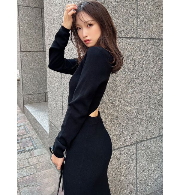 RESEXXY「コルセットパターンニットワンピース」|ワンピース|