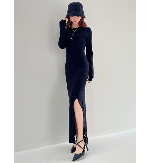 RESEXXY「コルセットパターンニットワンピース」|ワンピース|