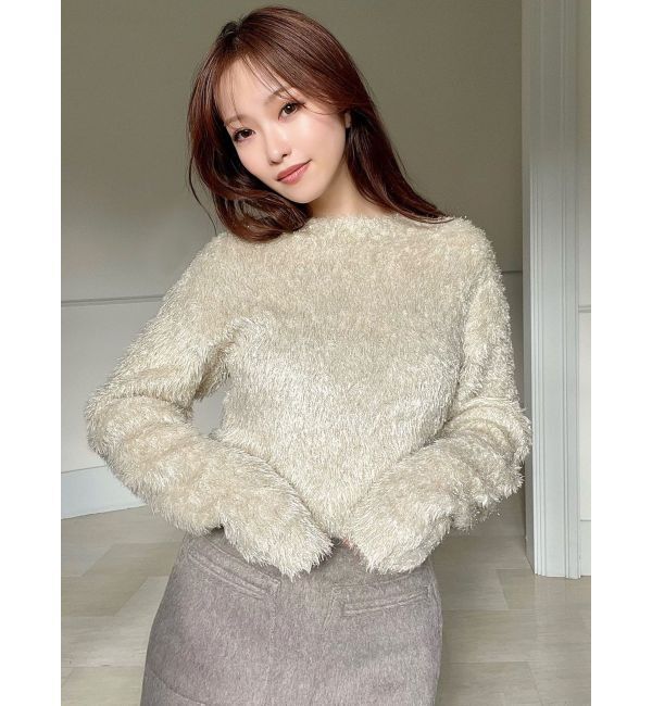 RESEXXY「バナナスリーブラメニット」|ニット・セーター|