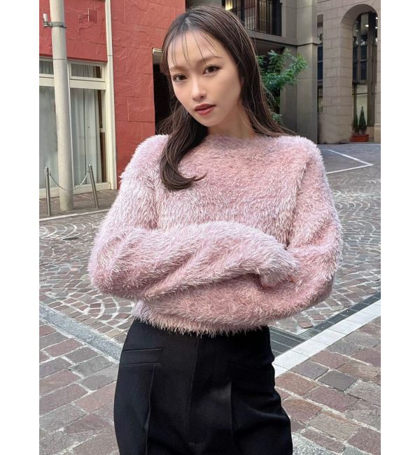 RESEXXY「バナナスリーブラメニット」|ニット・セーター|