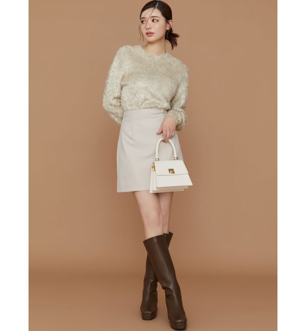 RESEXXY「バナナスリーブラメニット」|ニット・セーター|